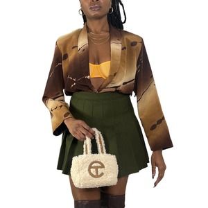 Vintage Brown Blazer: Timeless Elegance w/ Chic Modern Twist
